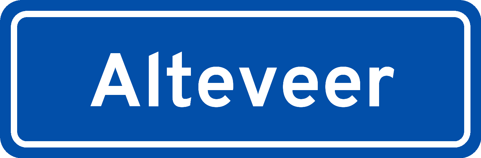Plaatsnaambord Alteveer