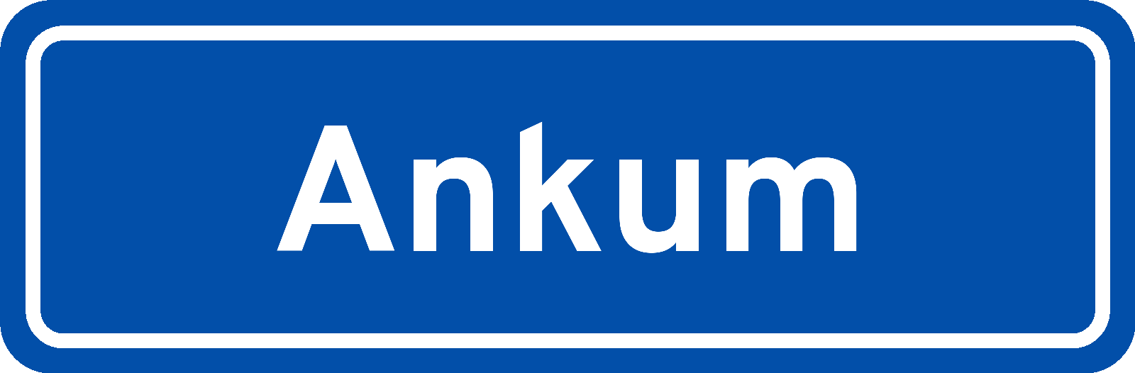 Plaatsnaambord Ankum