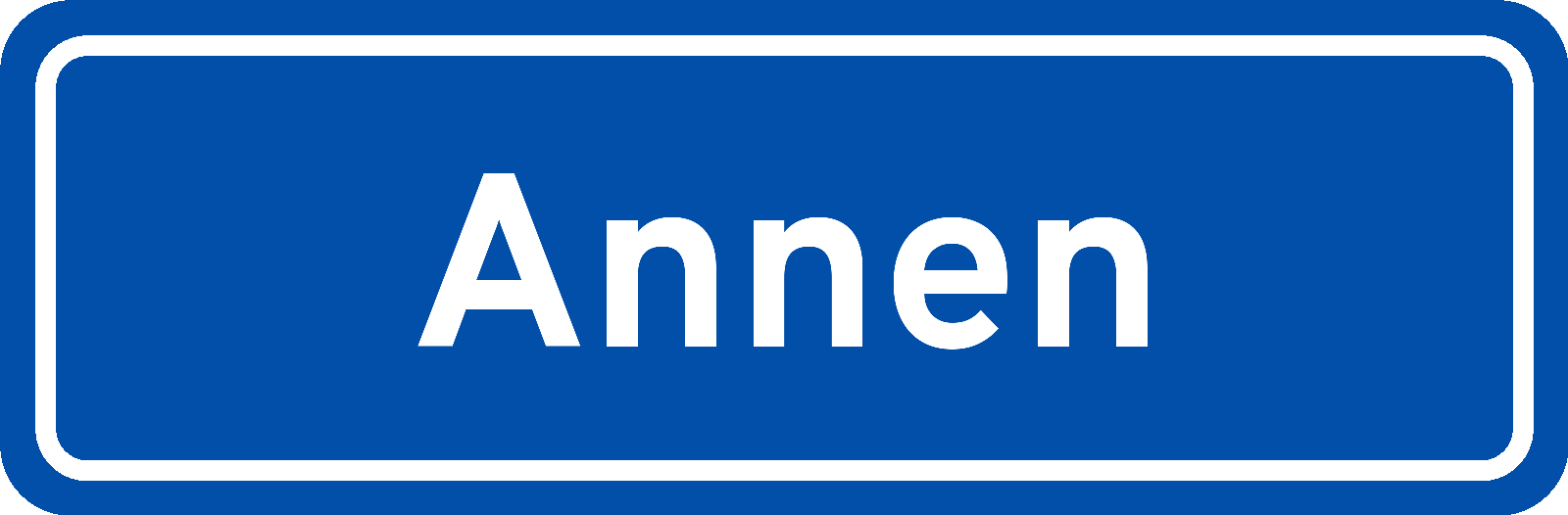 Plaatsnaambord Annen