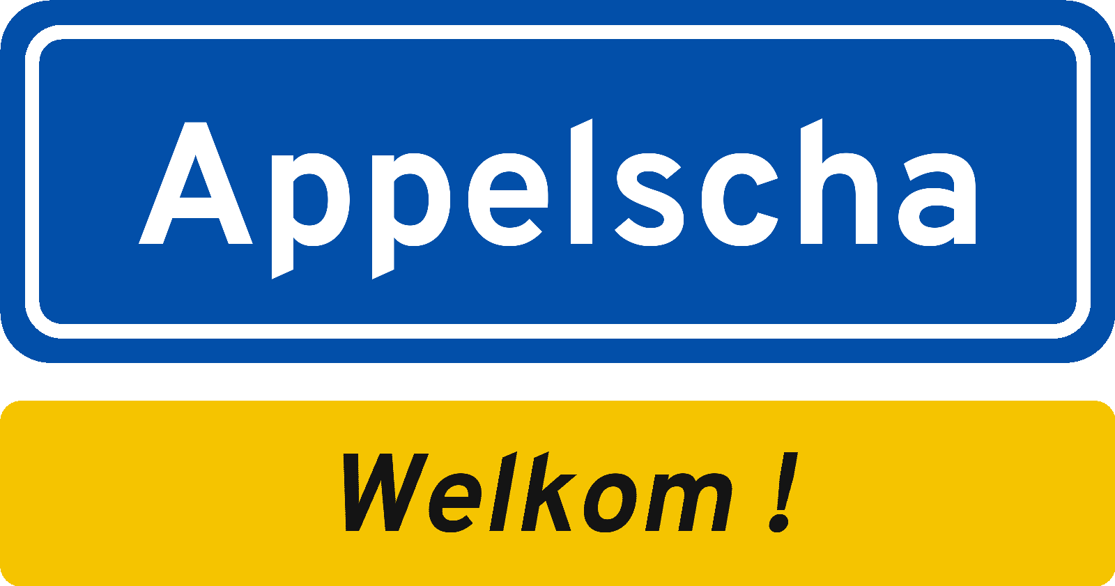 Welkomstbord Appelscha