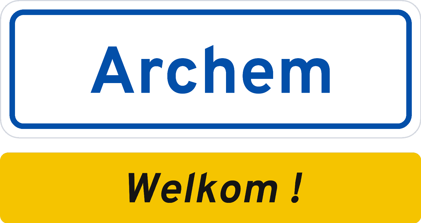 Welkomstbord Archem