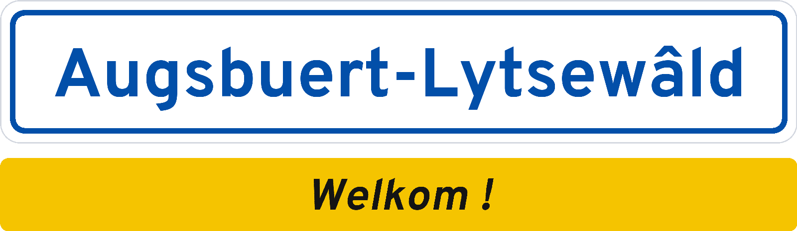 Welkomstbord Augsbuert-Lytsewâld