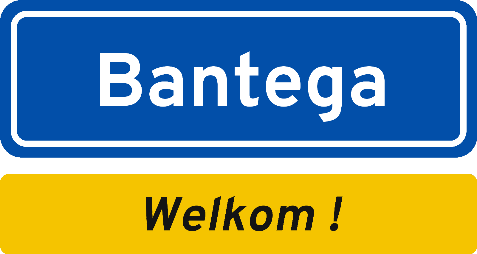 Welkomstbord Bantega