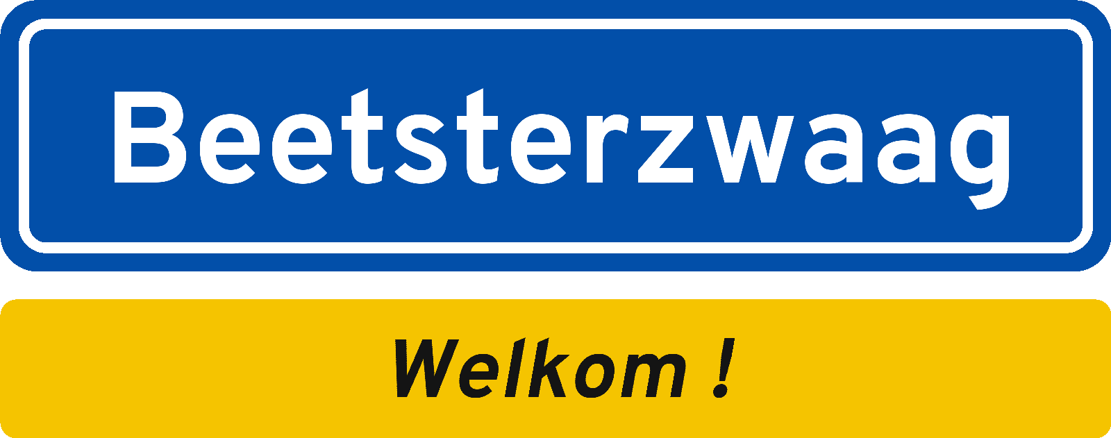 Welkomstbord Beetsterzwaag
