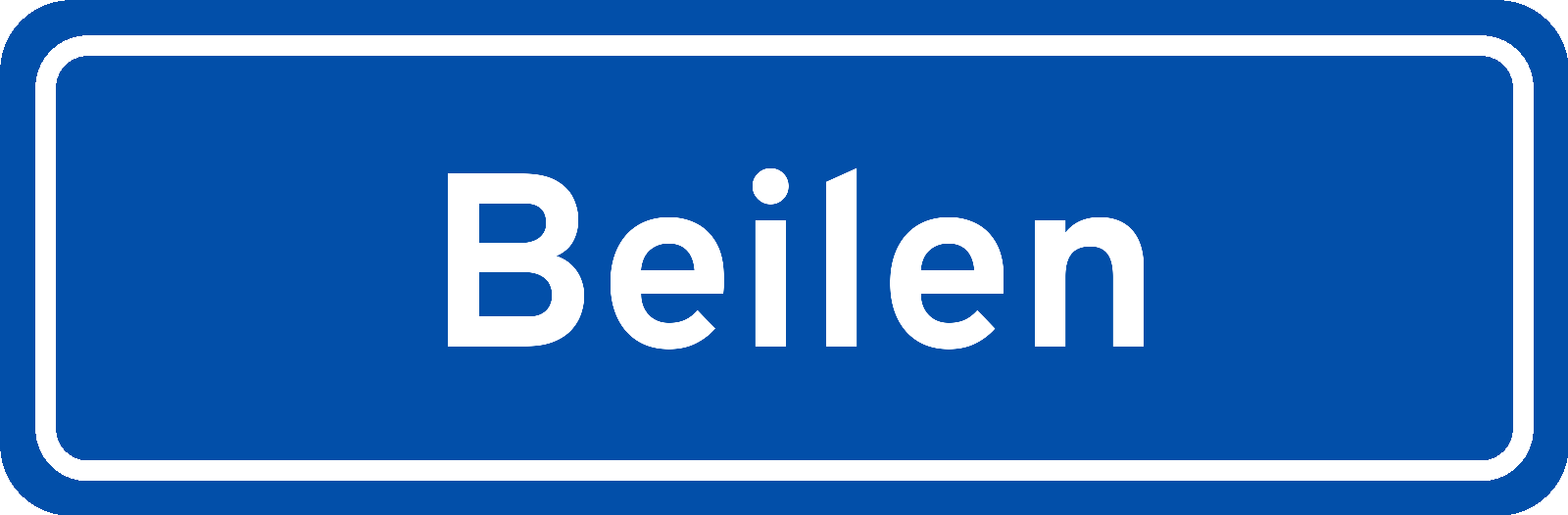 Plaatsnaambord Beilen