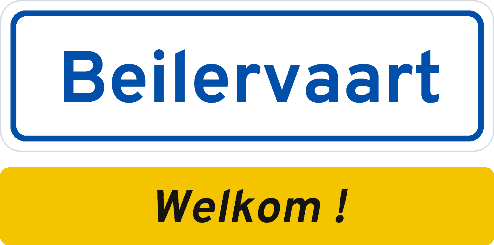 Welkomstbord Beilervaart
