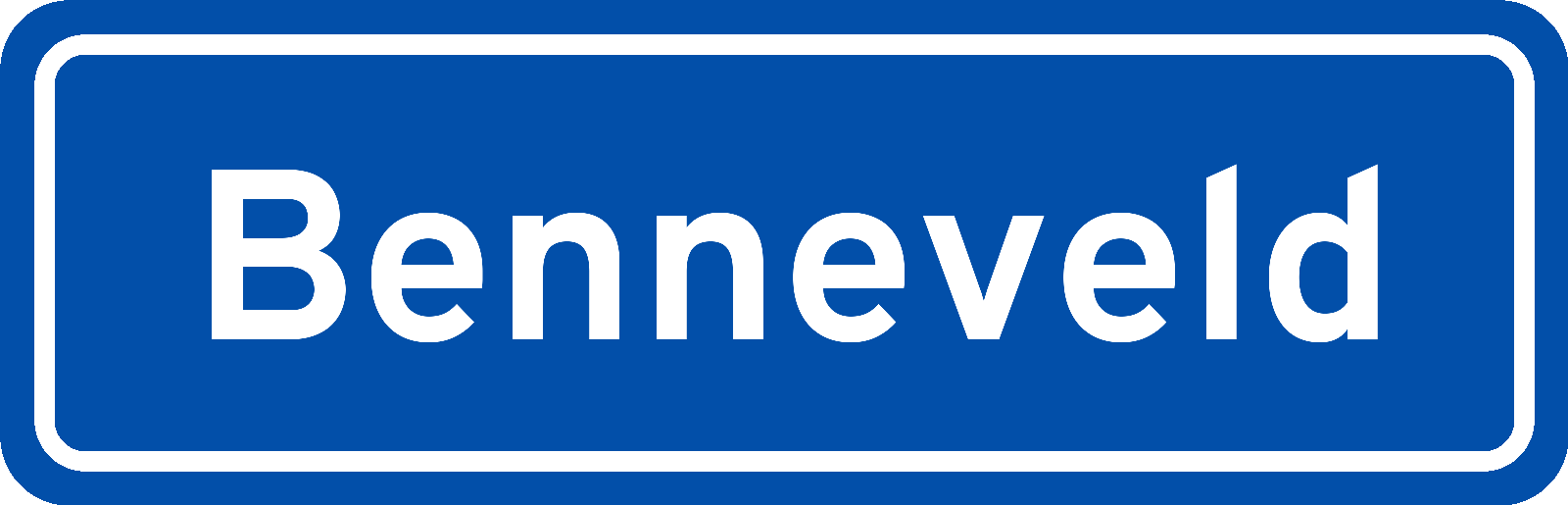 Plaatsnaambord Benneveld