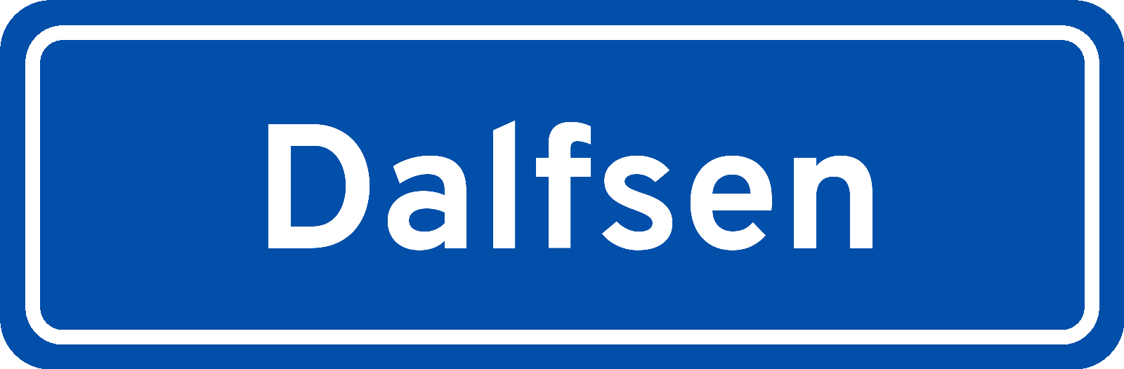 Plaatsnaambord Dalfsen