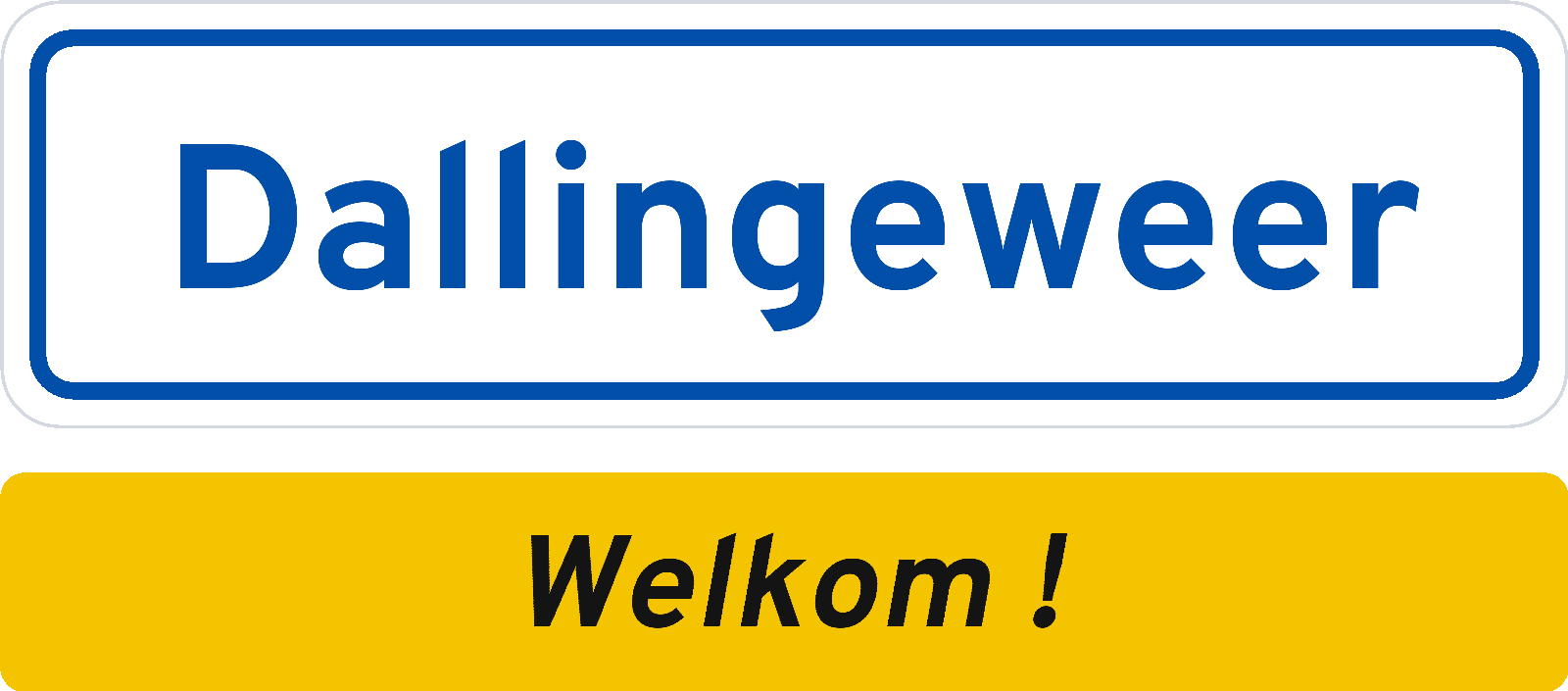 Welkomstbord Dallingeweer