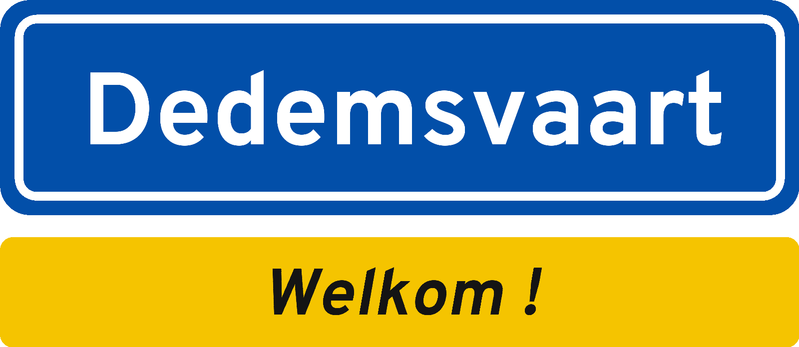 Welkomstbord Dedemsvaart