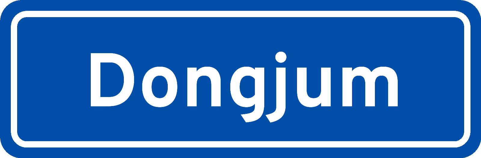 Plaatsnaambord Dongjum