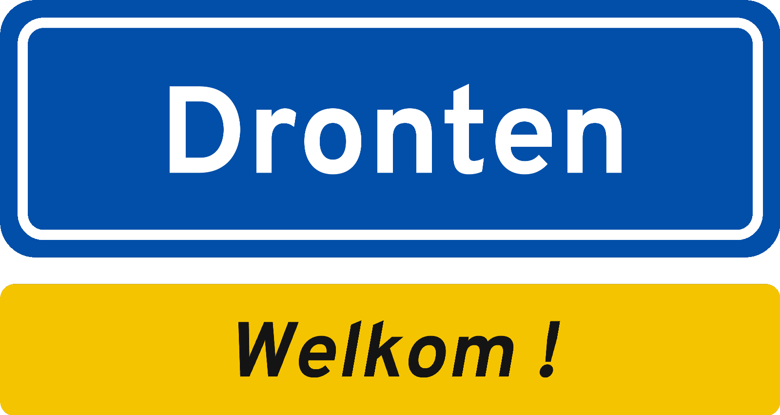 Welkomstbord Dronten