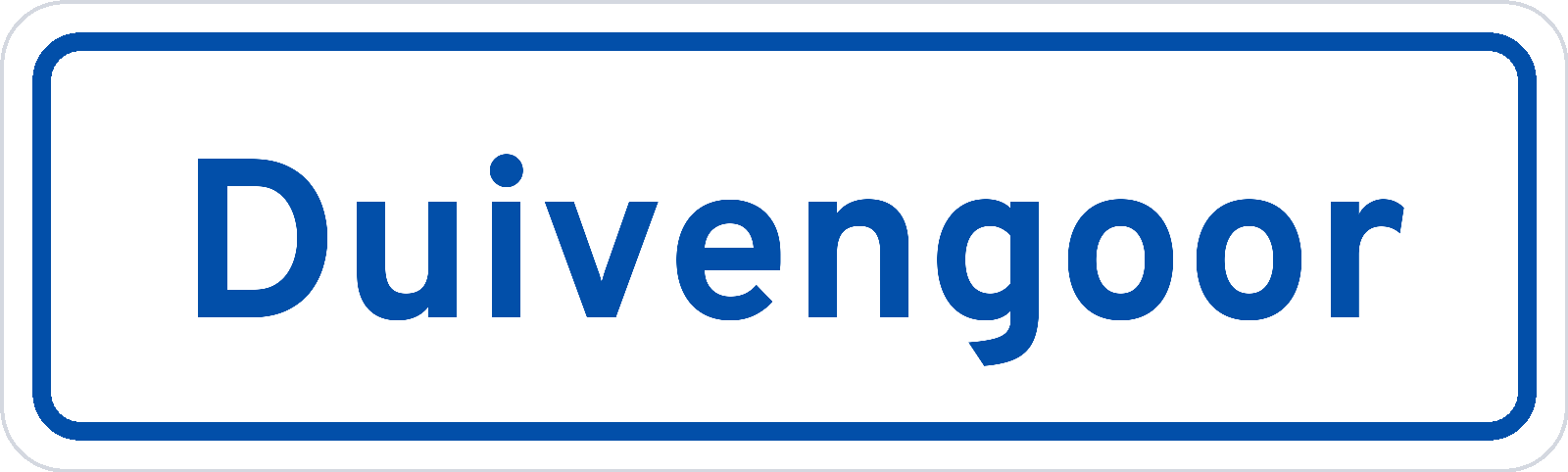 Plaatsnaambord Duivengoor
