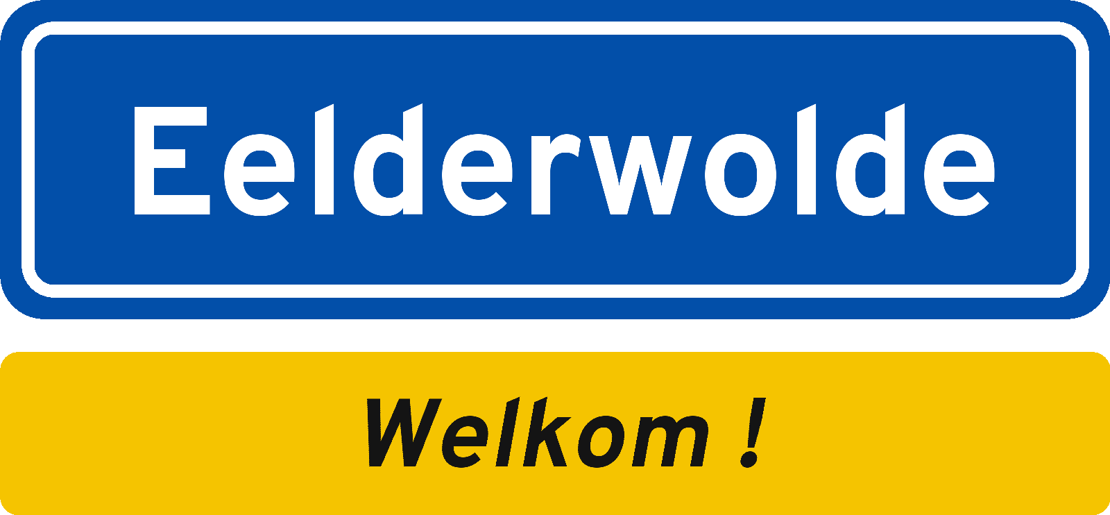 Welkomstbord Eelderwolde