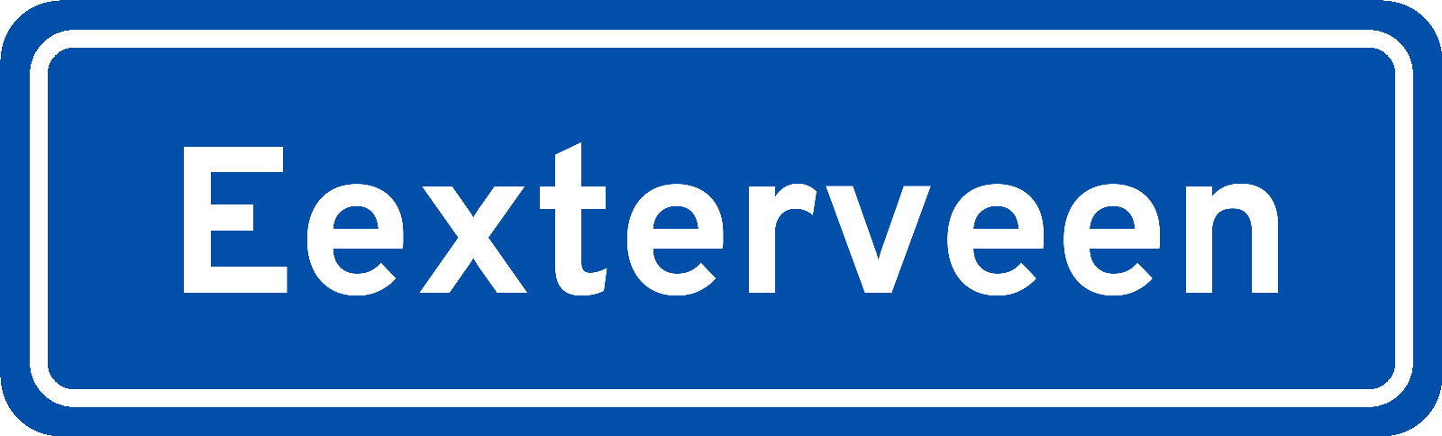 Plaatsnaambord Eexterveen