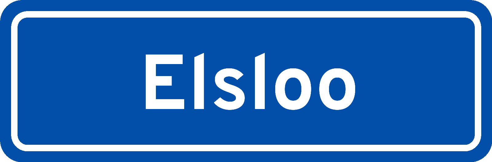 Plaatsnaambord Elsloo