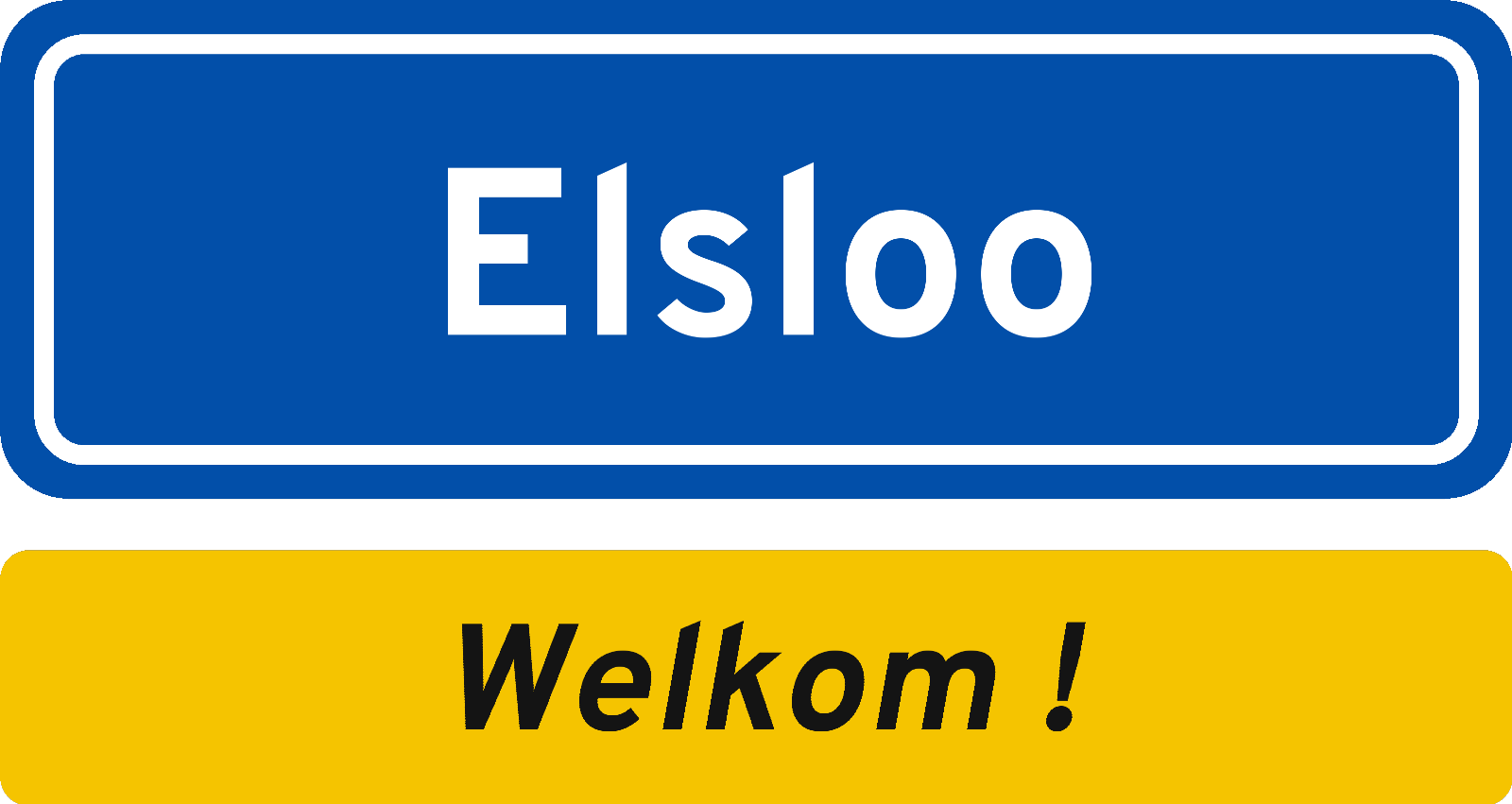 Welkomstbord Elsloo