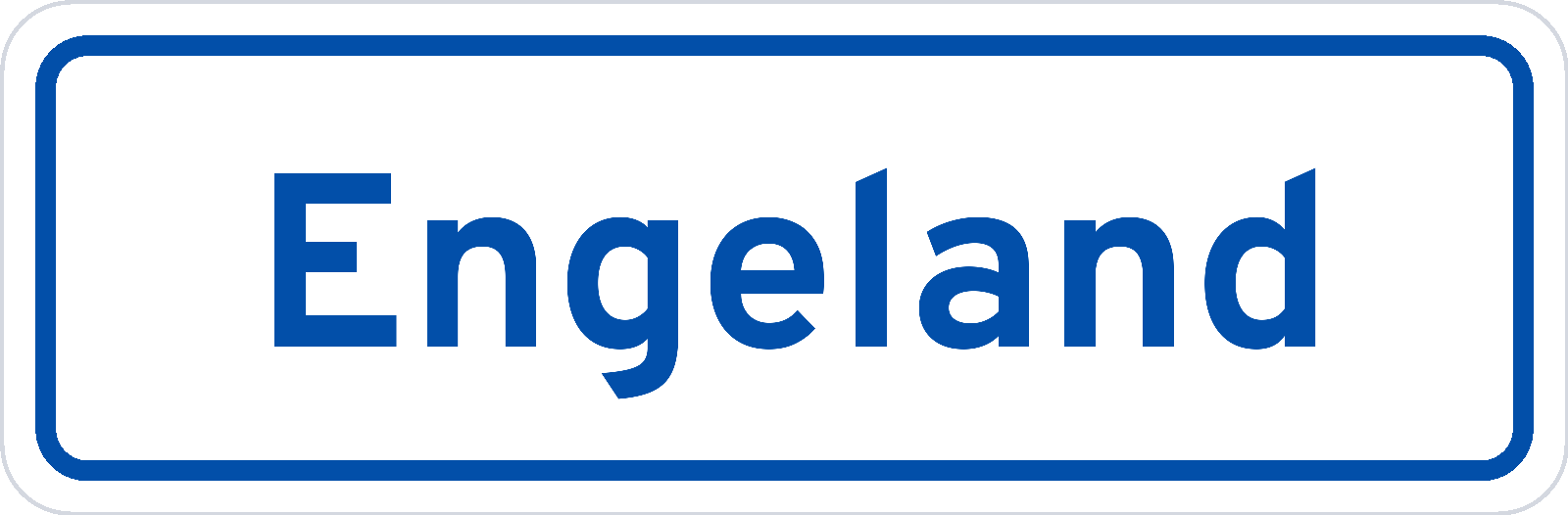 Plaatsnaambord Engeland