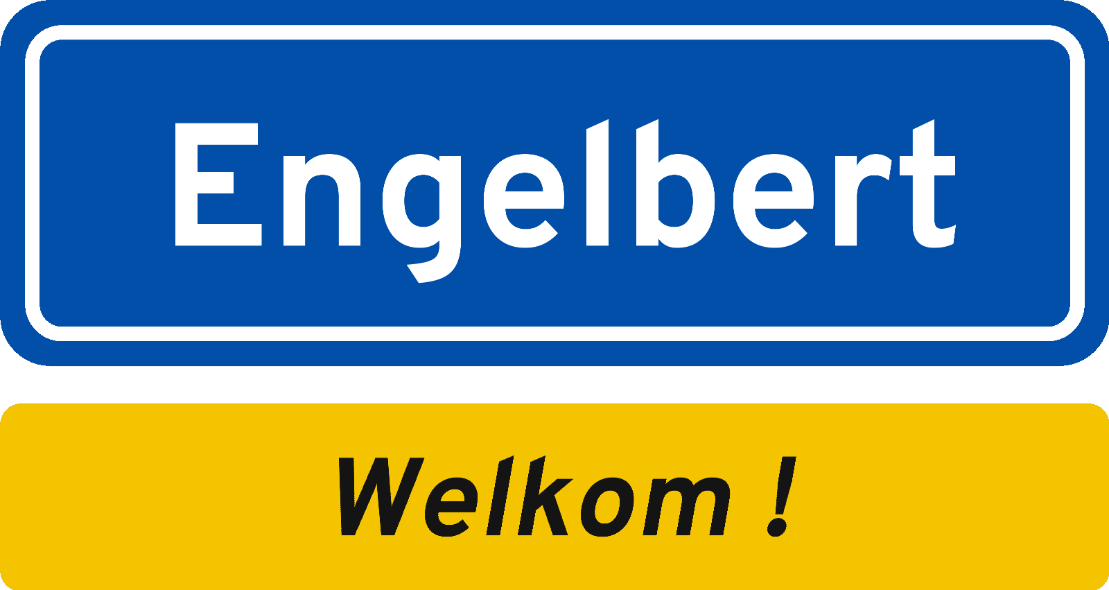 Welkomstbord Engelbert