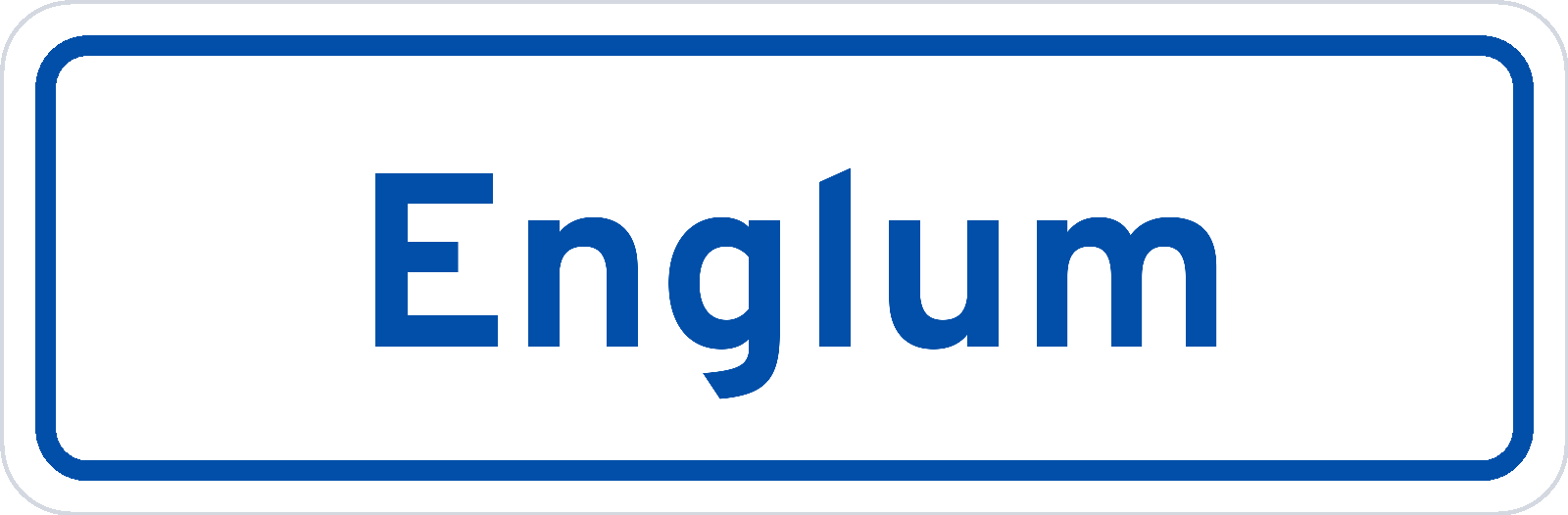 Plaatsnaambord Englum
