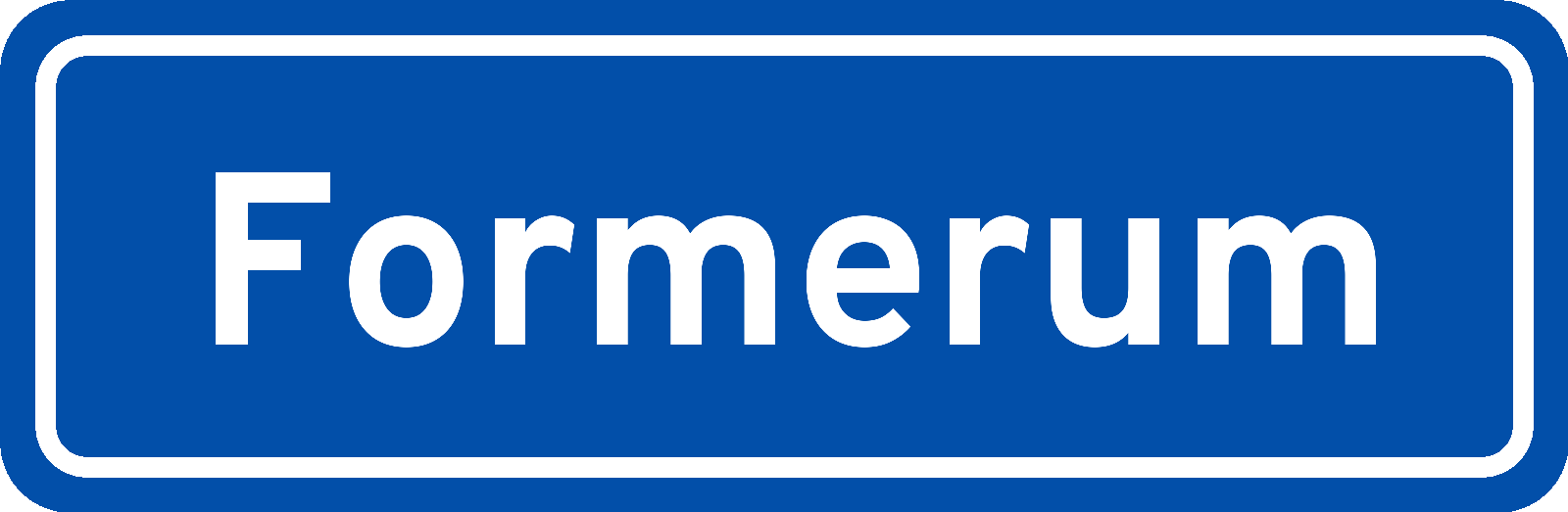 Plaatsnaambord Formerum