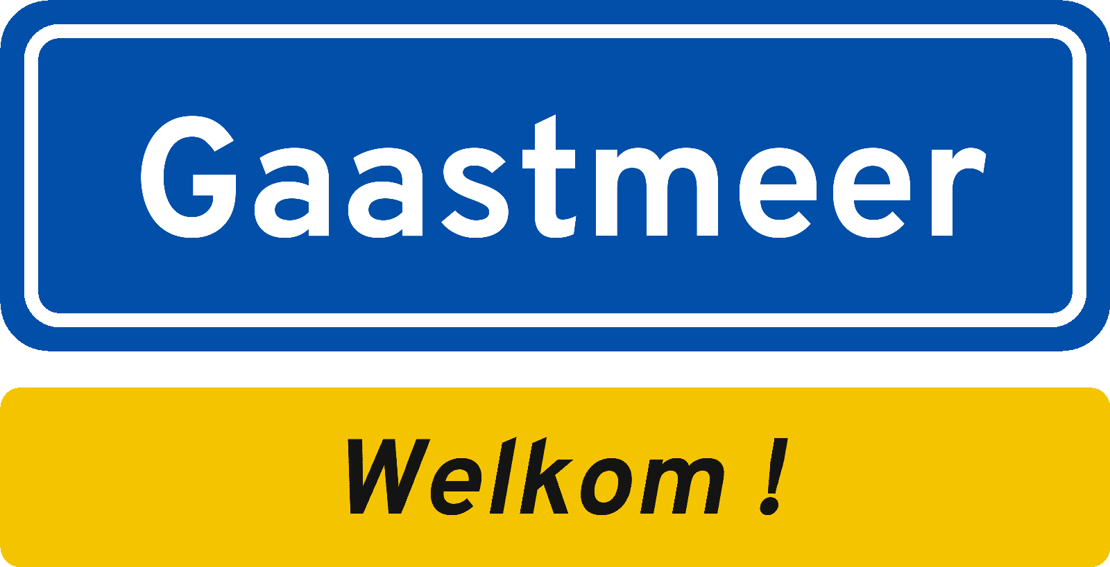 Welkomstbord Gaastmeer