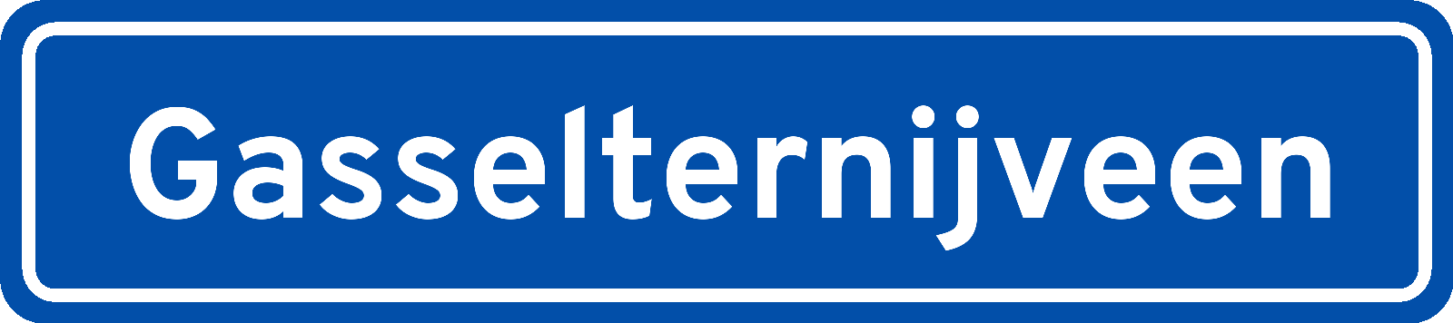 Plaatsnaambord Gasselternijveen
