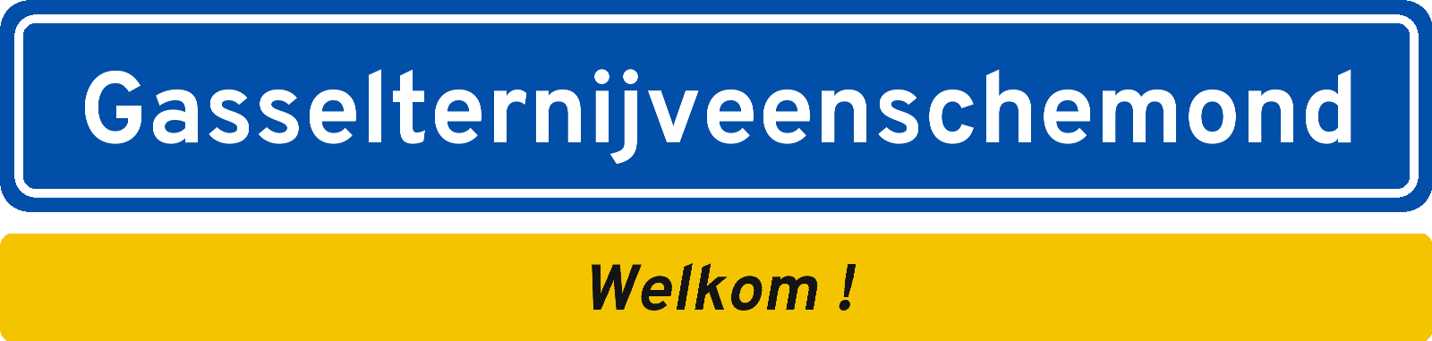 Welkomstbord Gasselternijveenschemond
