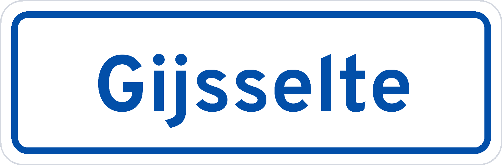Plaatsnaambord Gijsselte
