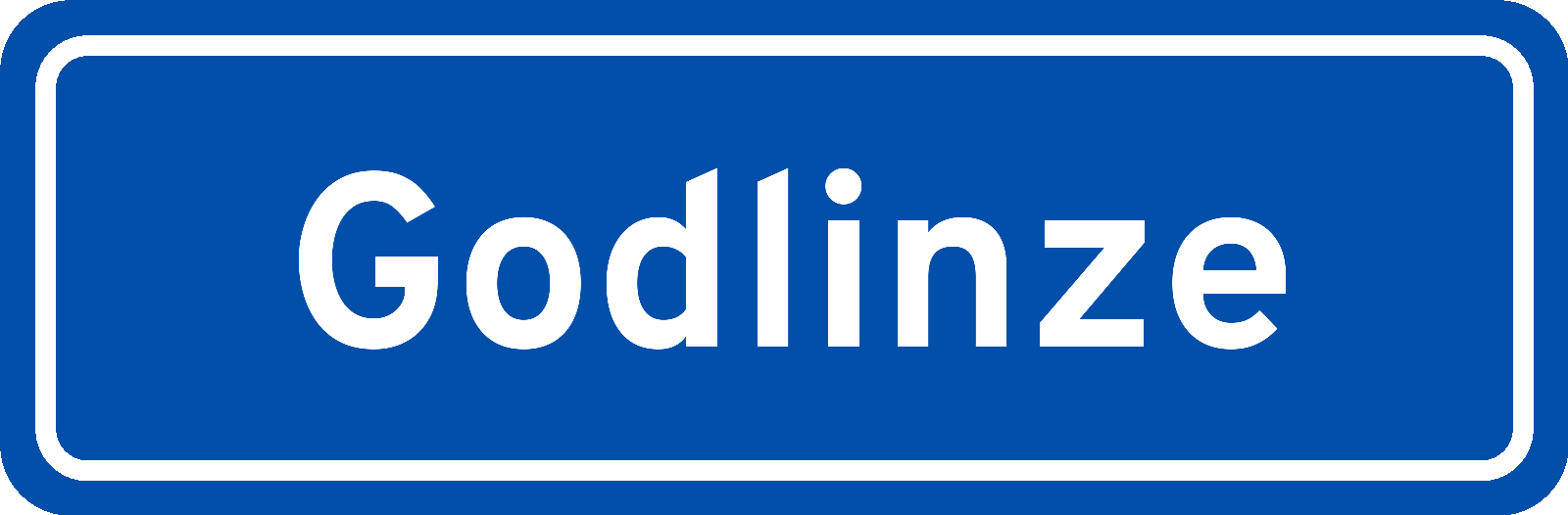 Plaatsnaambord Godlinze