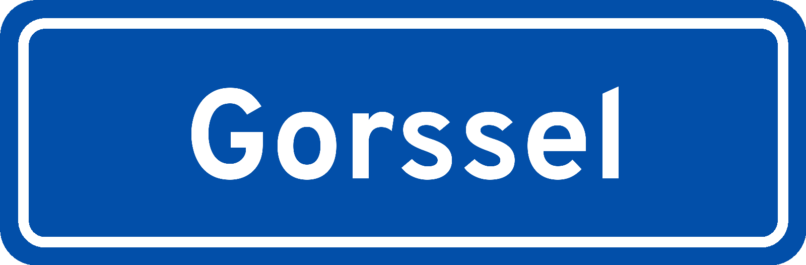 Plaatsnaambord Gorssel
