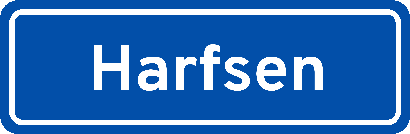 Plaatsnaambord Harfsen