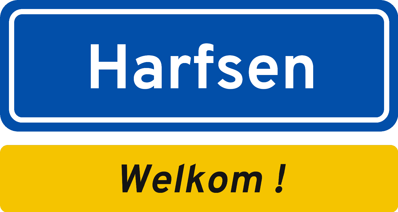 Welkomstbord Harfsen