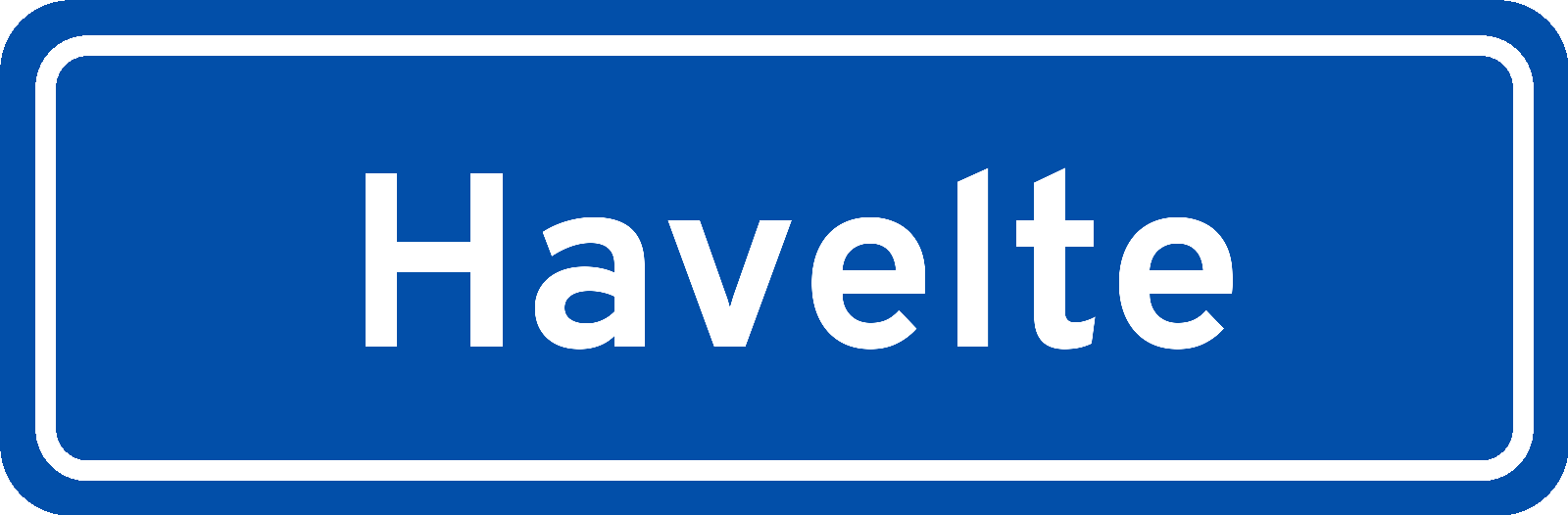 Plaatsnaambord Havelte