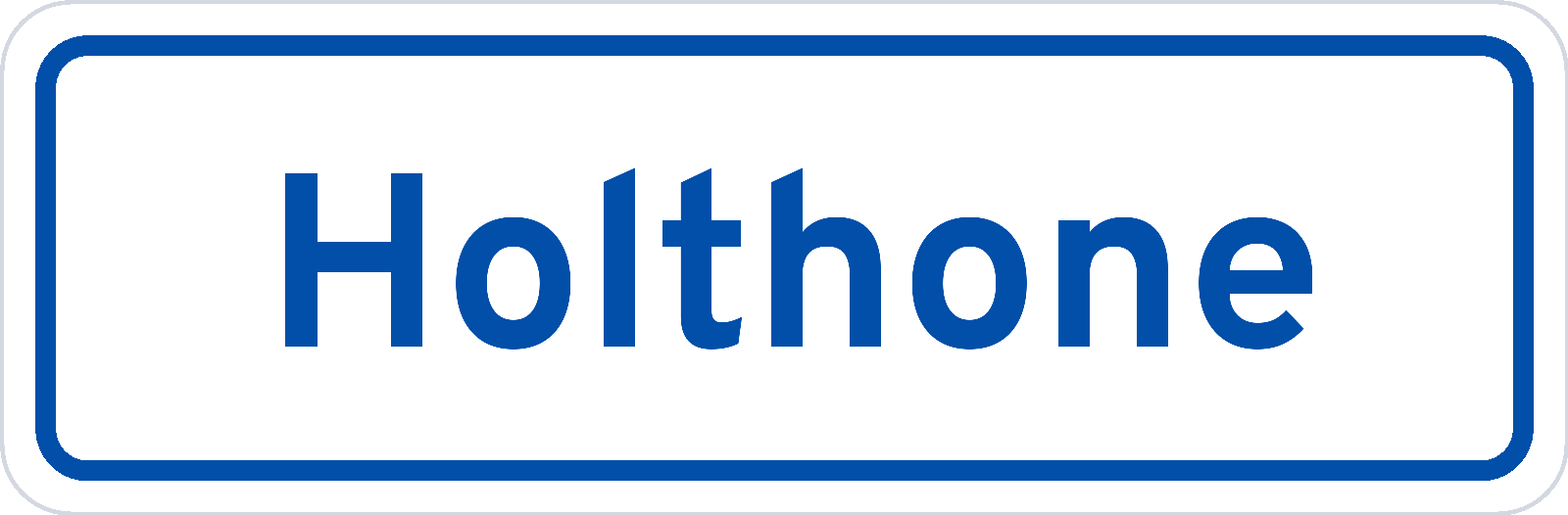 Plaatsnaambord Holthone