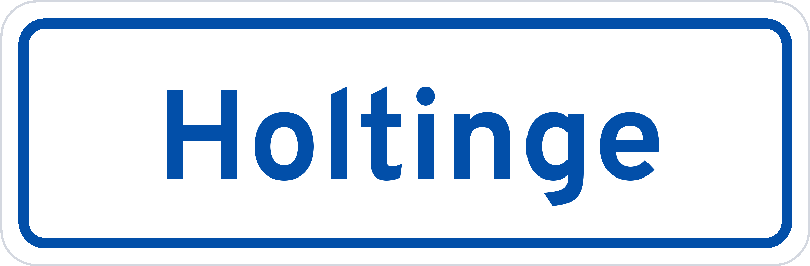 Plaatsnaambord Holtinge