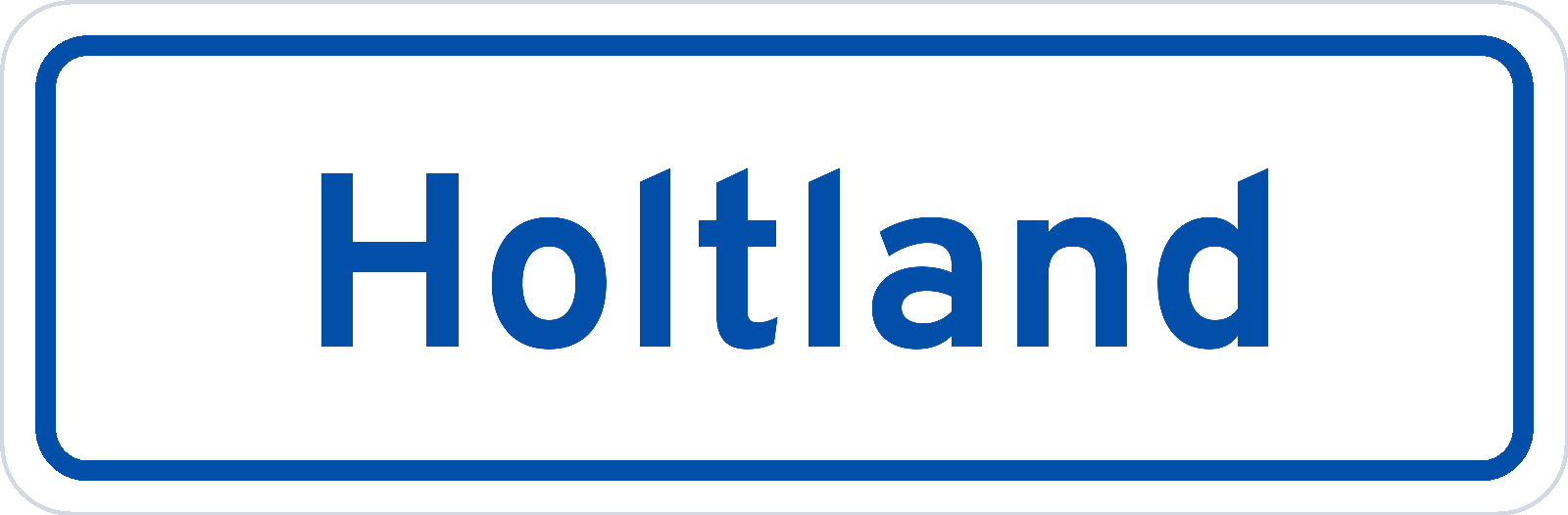 Plaatsnaambord Holtland