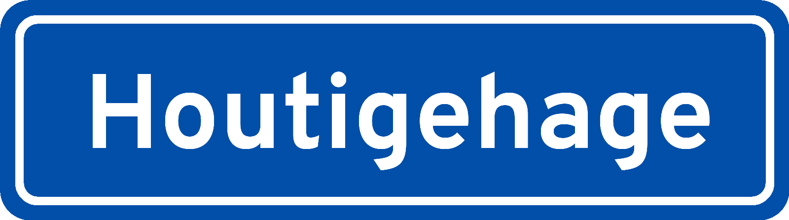 Plaatsnaambord Houtigehage