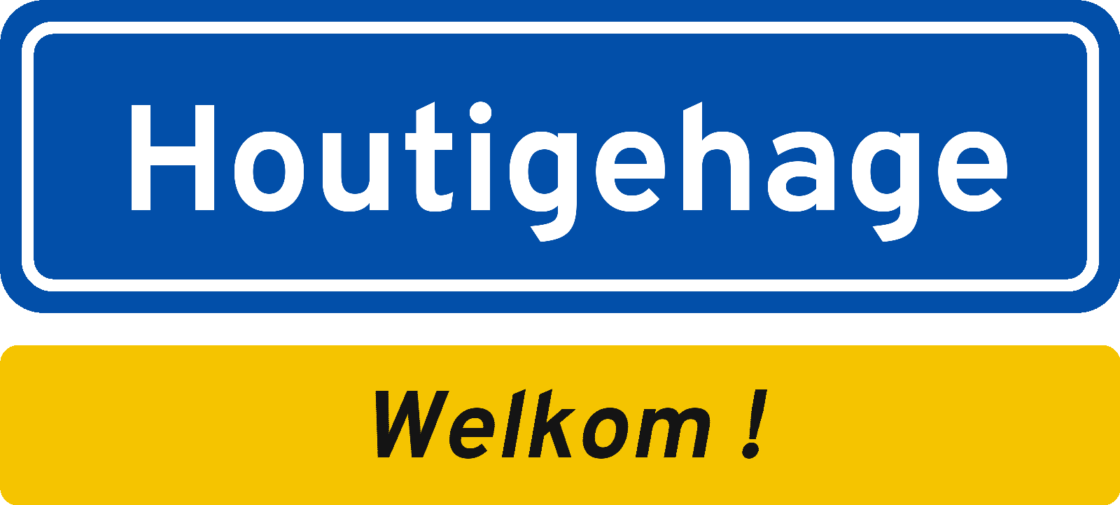 Welkomstbord Houtigehage