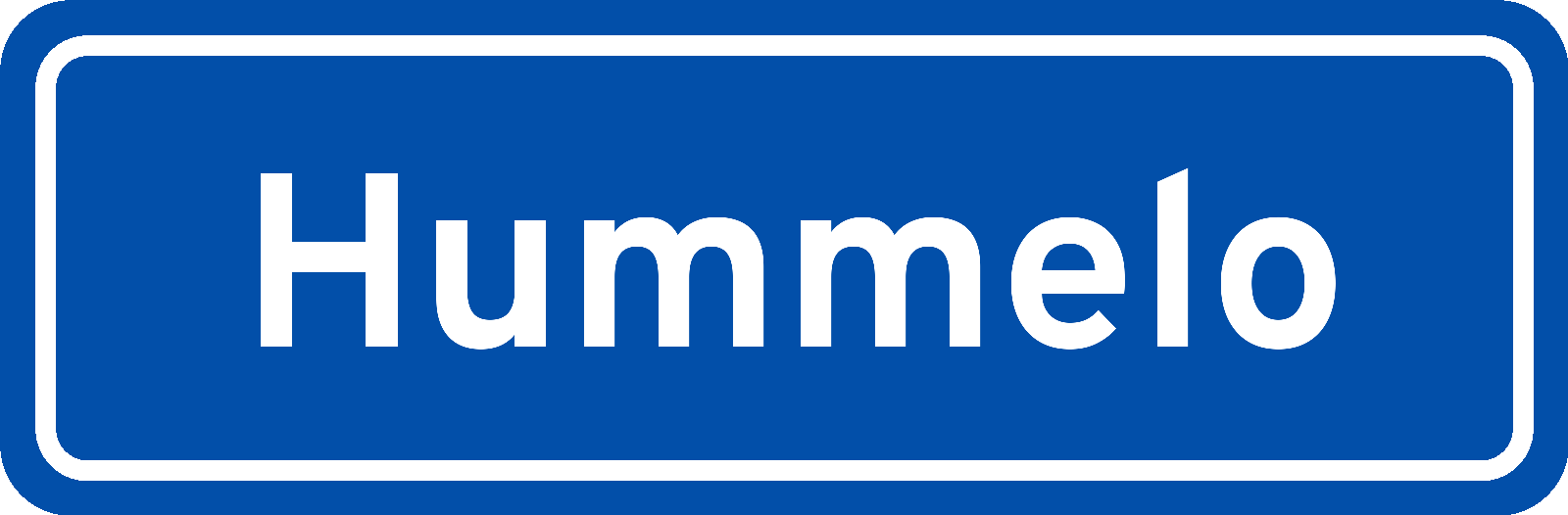 Plaatsnaambord Hummelo