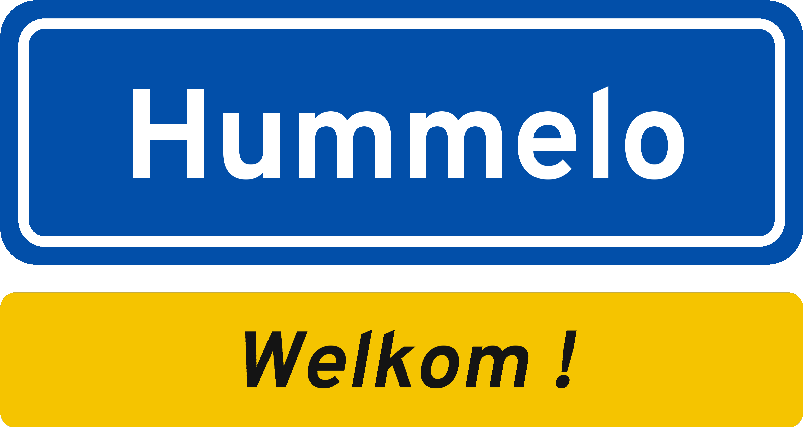 Welkomstbord Hummelo
