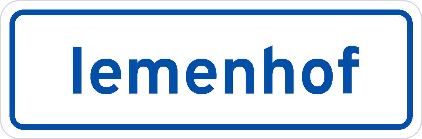 Plaatsnaambord Iemenhof