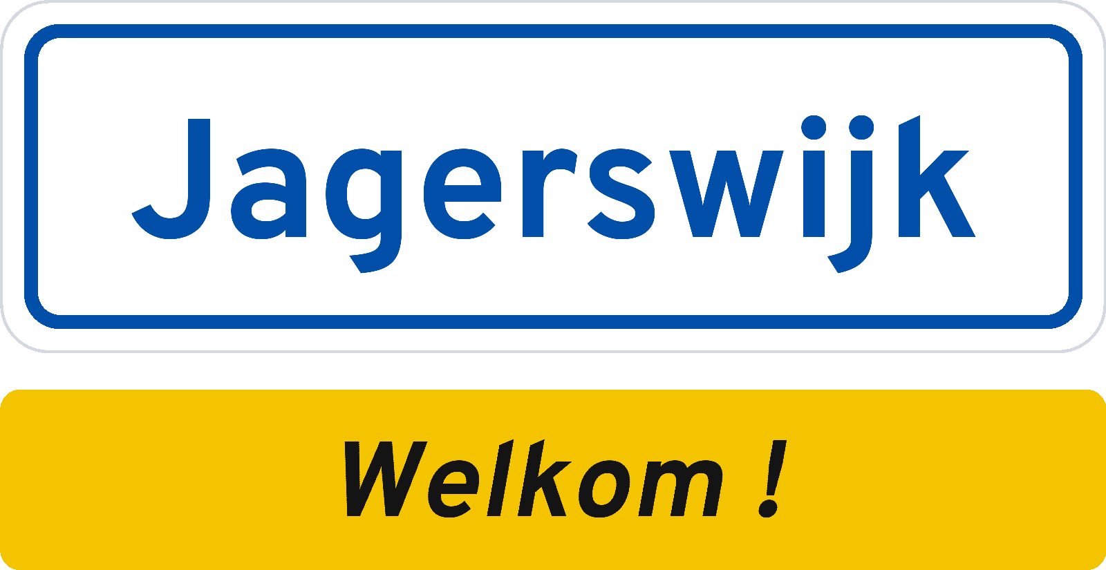 Welkomstbord Jagerswijk