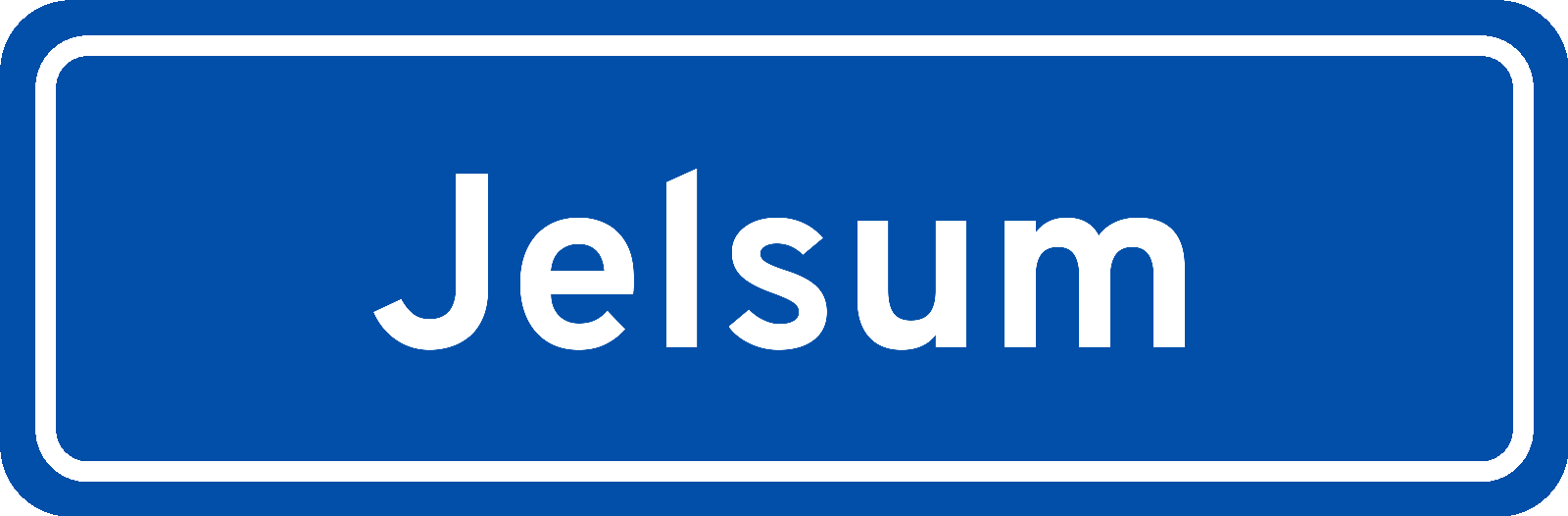 Plaatsnaambord Jelsum