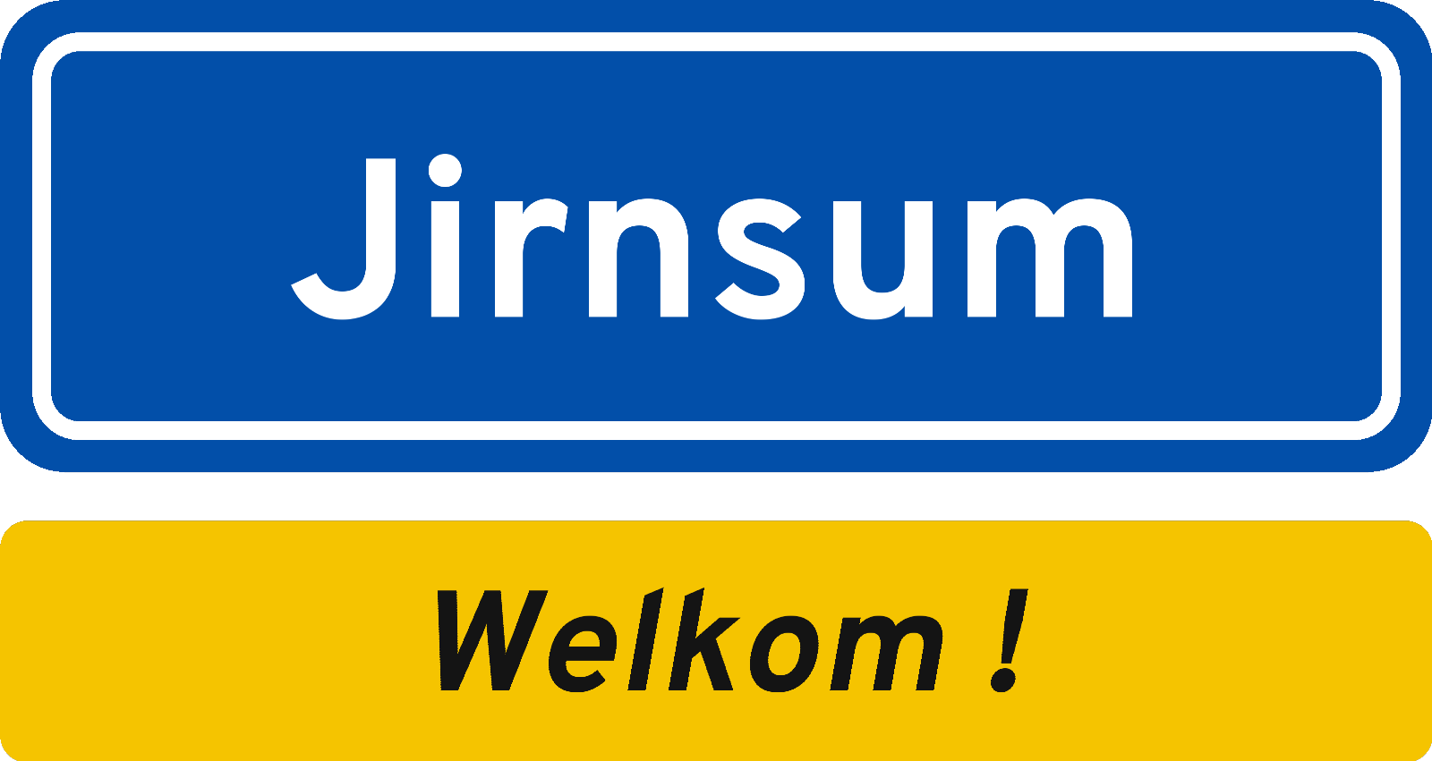 Welkomstbord Jirnsum