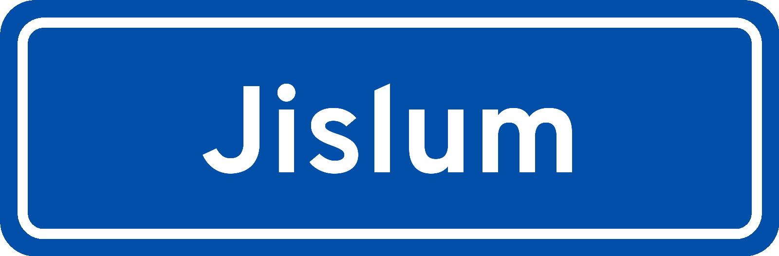 Plaatsnaambord Jislum
