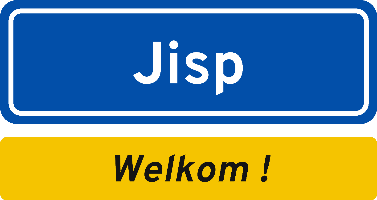 Welkomstbord Jisp