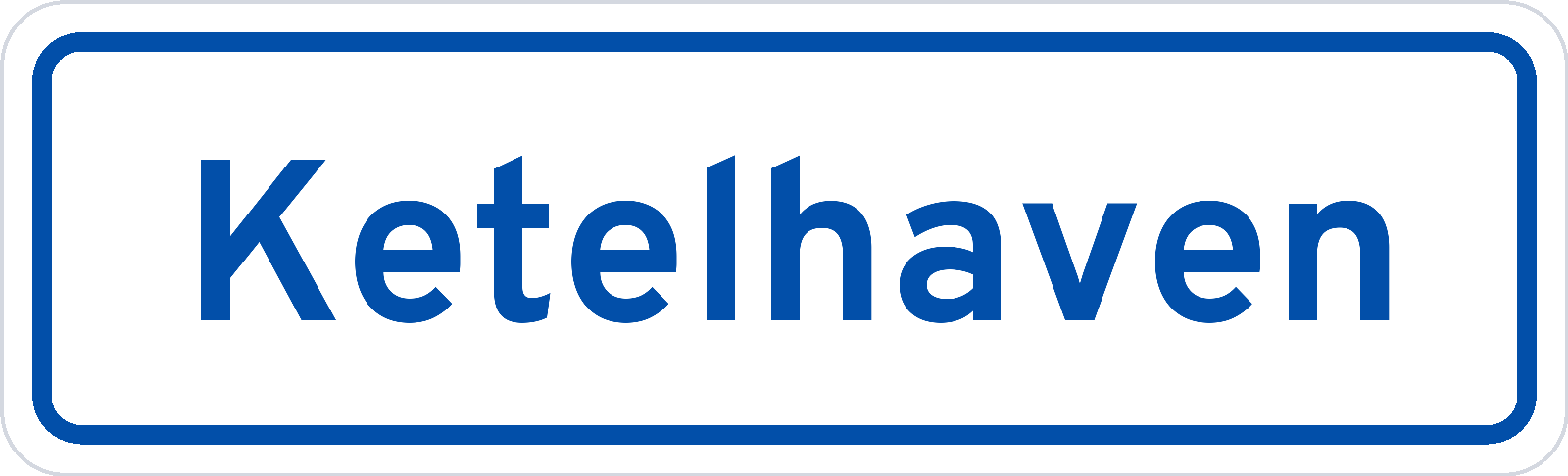 Plaatsnaambord Ketelhaven