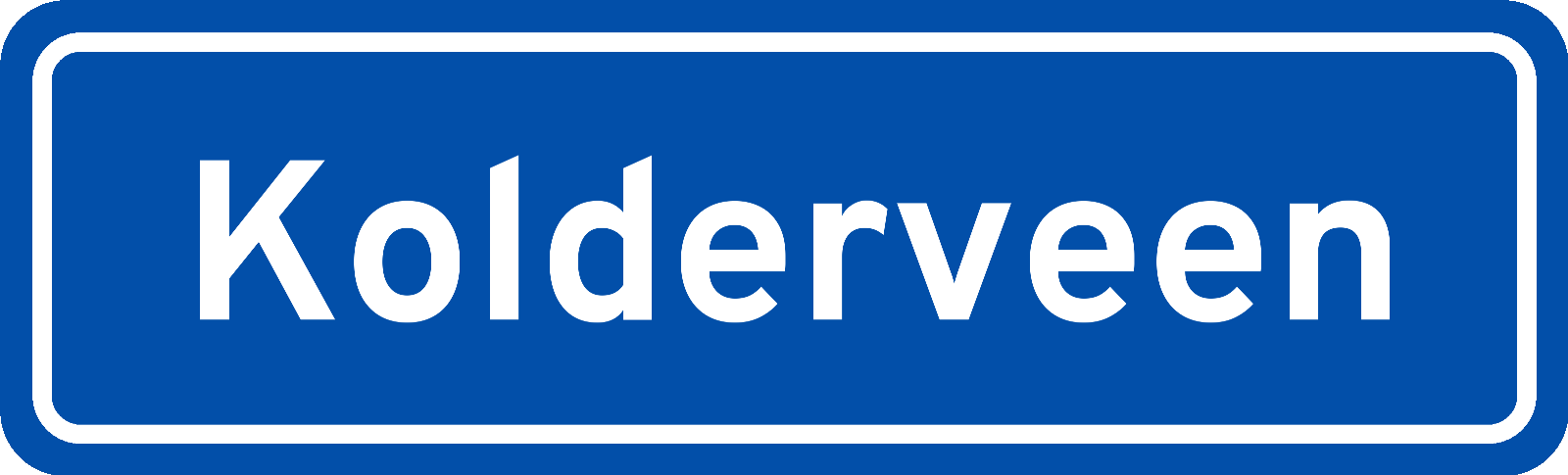 Plaatsnaambord Kolderveen