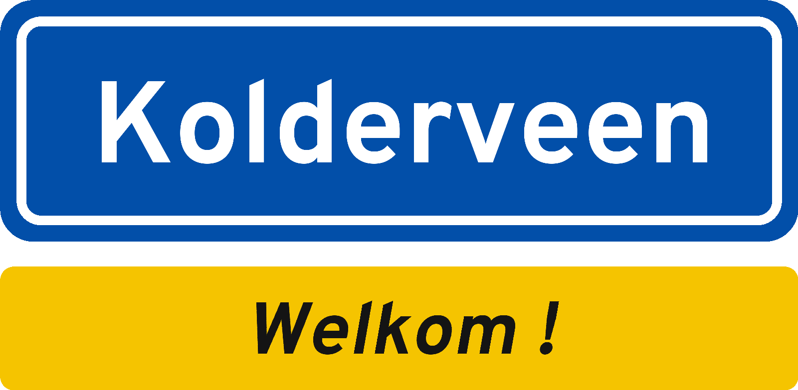 Welkomstbord Kolderveen